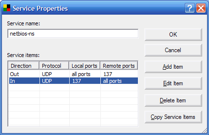 Netbios-ns rules defined