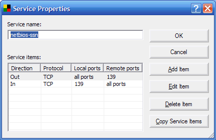 Netbios-ssn rules defined